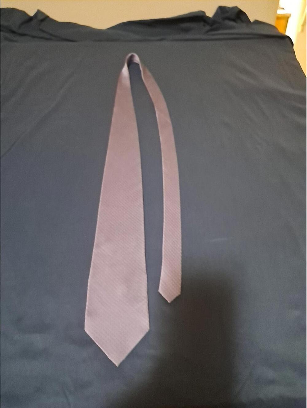 Bill Bass Mens Tie Metallic‎ Blues Silk Necktie Made In USA